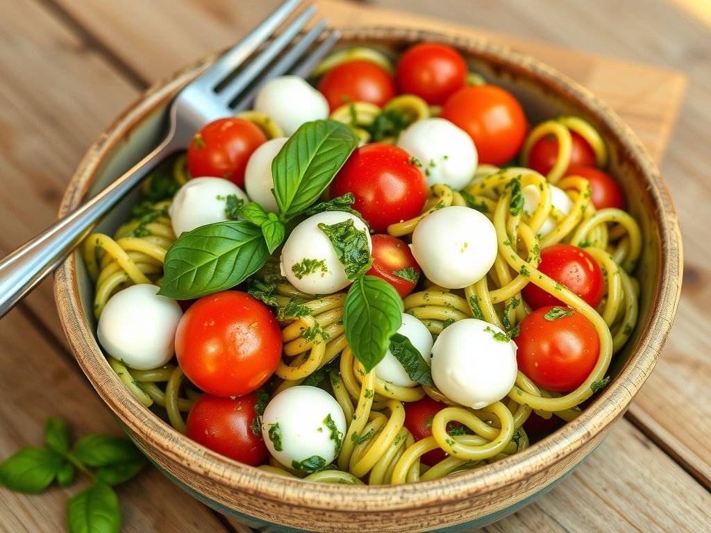 Classic Pesto Pasta Salad Recipe