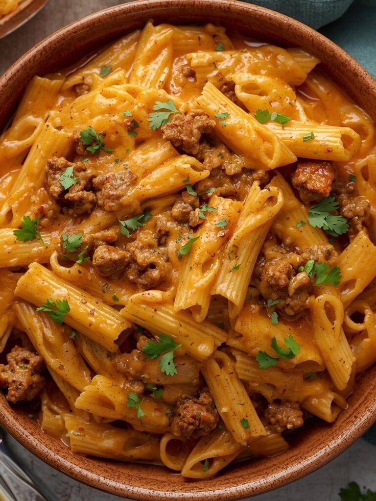 Cheesy_cajun_ground_beef_pasta
