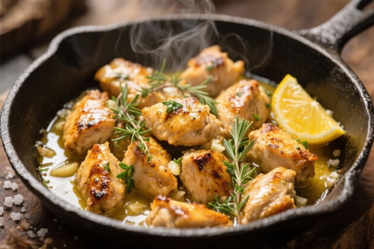 5 Flavors of Butter Herb Garlic Chicken Bites