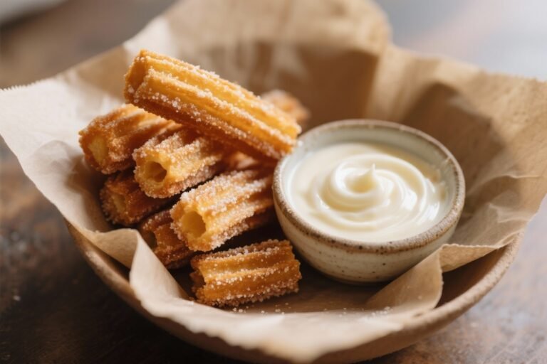 5 Churros Recipes With Vanilla Dipping Cream Sauce
