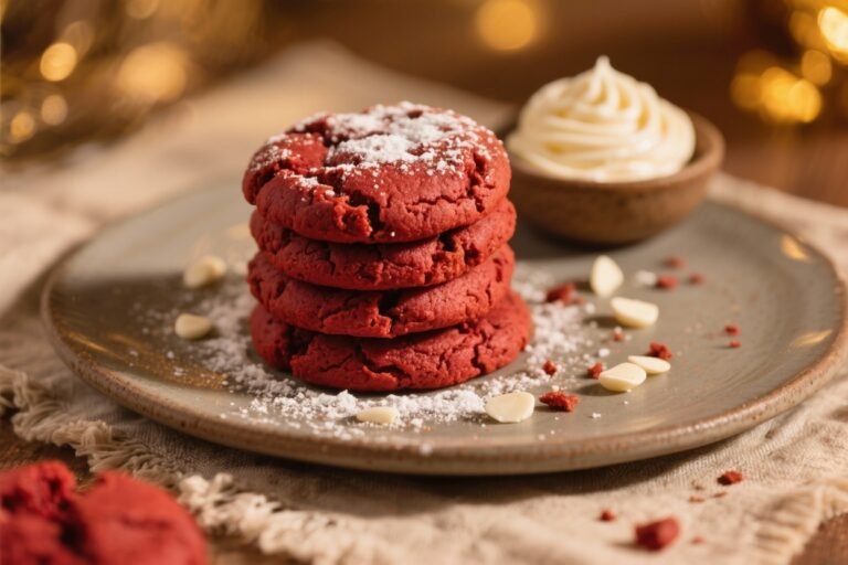 Decadent Homemade Red Velvet Cookies