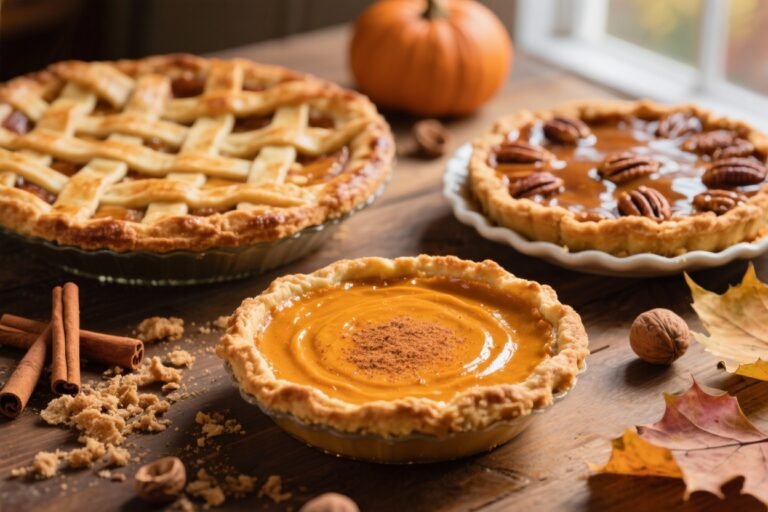 Traditional Thanksgiving Dessert Pies