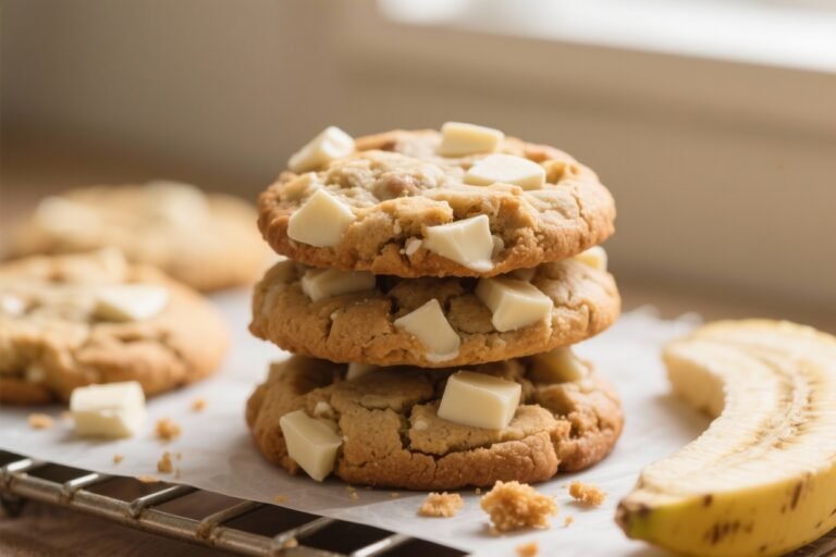 4 White Chocolate Banana Bread Cookie Recipes