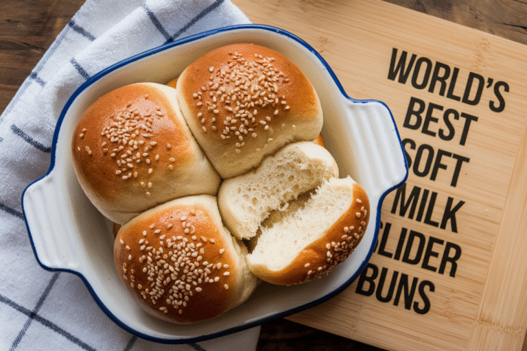 Worlds Best Soft Cloudy Milk Slider Buns
