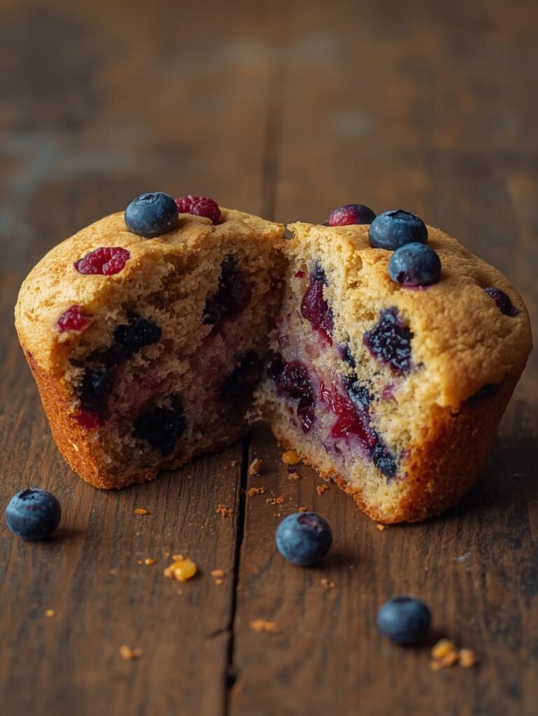 cornmeal_blueberry_muffin