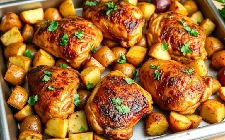 Sheet Pan Curried Chicken with Roasted Potatoes Recipe
