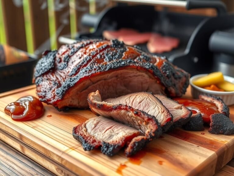 Texas Style Smoked Brisket Recipe With Authentic BBQ Flavor and Tender Smoke Ring