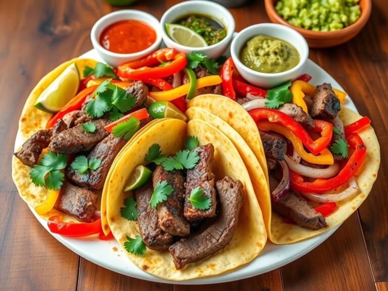Texas Style Steak Fajitas Recipe