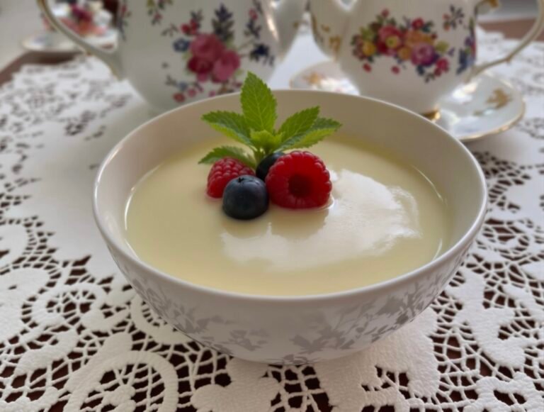 Classic Regency Custard Recipe Inspired by Jane Austen’s Novel Pride and Prejudice
