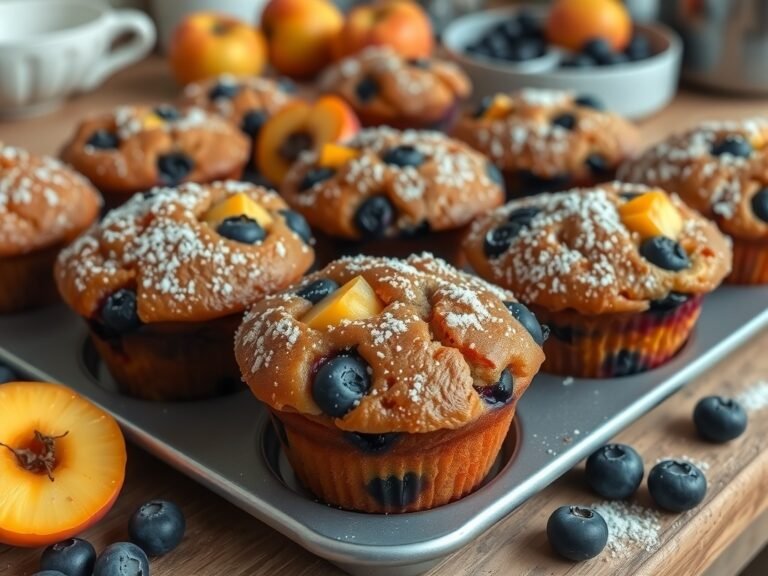 nectarine_blueberry_muffin